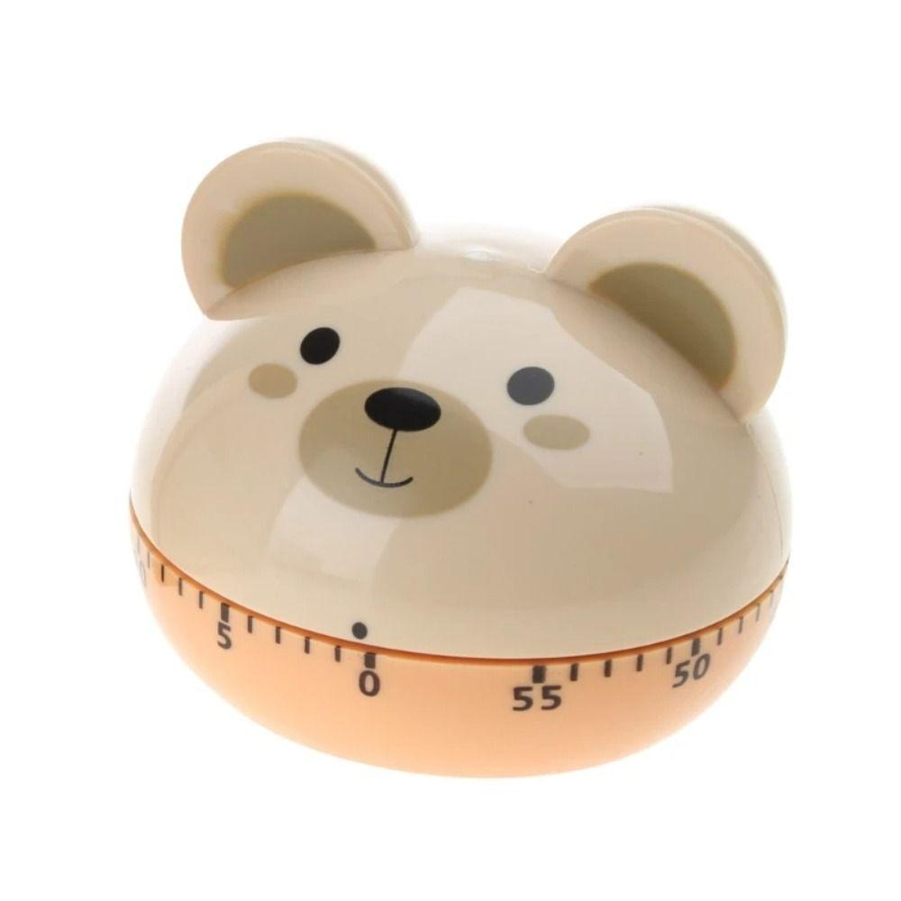 60Minutes Cooking Timer Cartoon Time Management Tool Easy To Operate Animal Mechanical Timer Adult