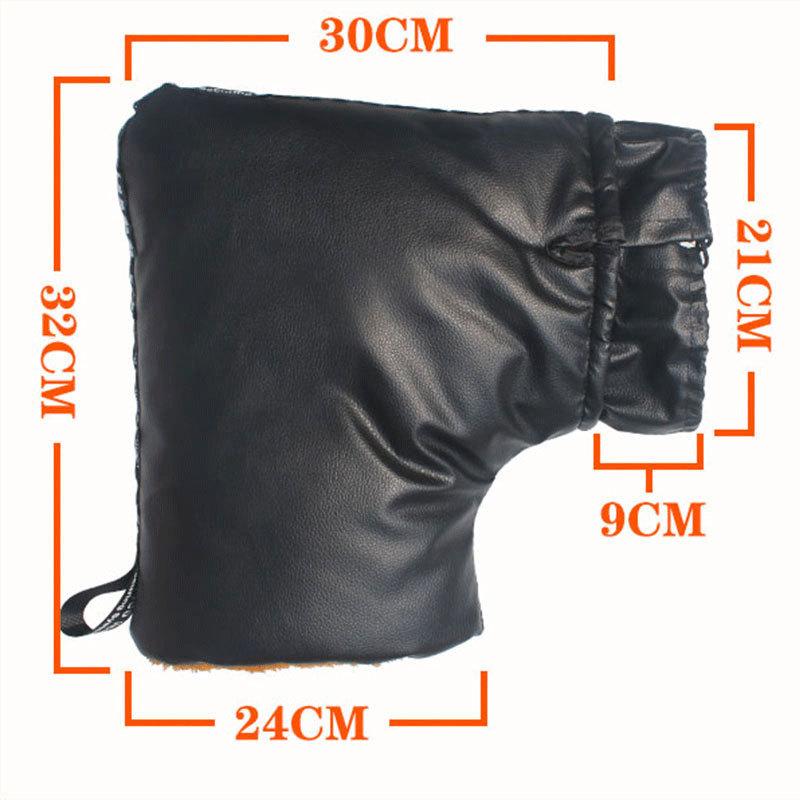 Мотоциклетный руль муфта зимняя теплая ручка чехол перчатки водонепроницаемый защита от холода