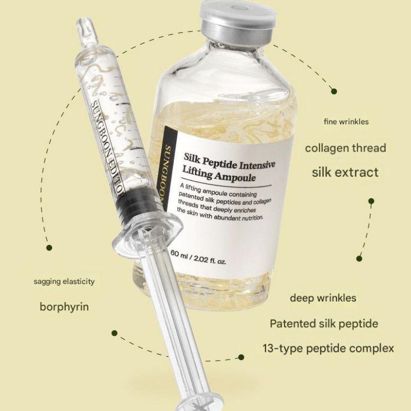 Ingredient Editor Melting Thread Lifting Silk Peptide Ampoule 60ml + Melting Thread Gold Eye Cream 30ml Set