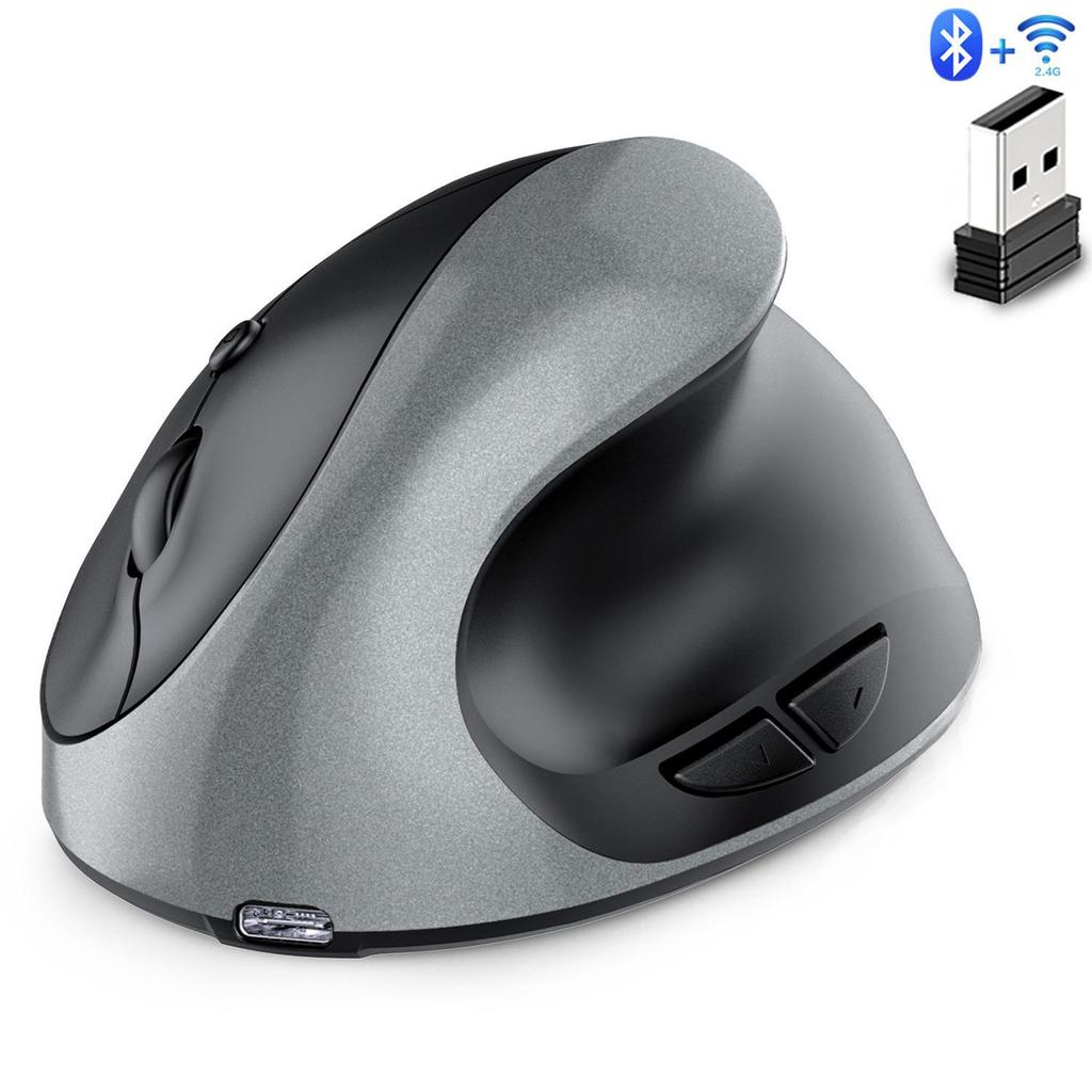 Dual-mode Ergonomic Wireless Vertical Mouse for Designers