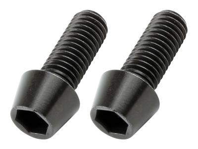 POSH M8x20 900820-T9 Мотоциклетные принадлежности, Конические болты с головкой, Нержавеющая сталь, Черные, 2 шт.