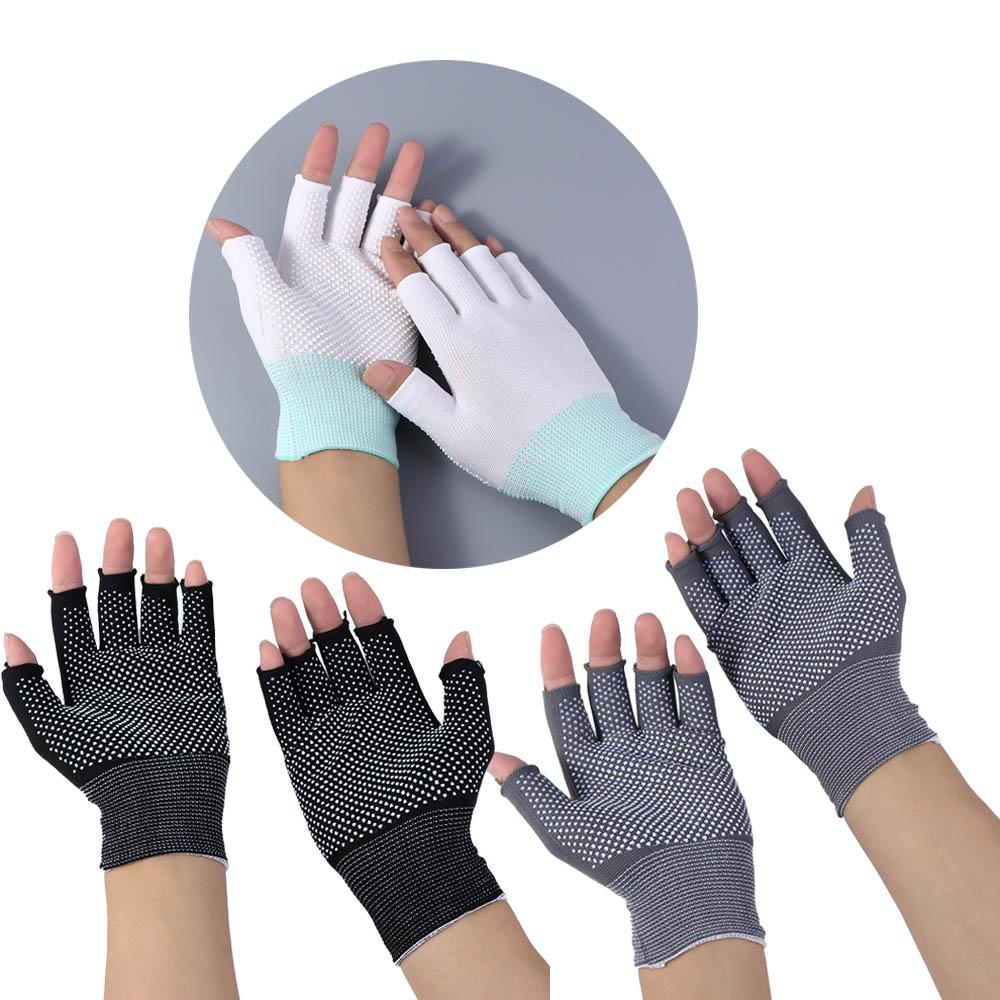 Перчатки Fingers Ice Cool Nylon для велоспорта Перчатки для рыбалки Аксессуары для рыбалки Перчатки с тремя пальцами