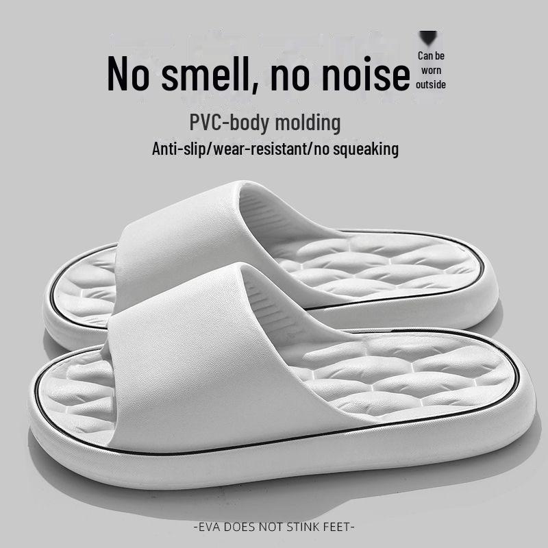 Мужские тапочки в корейском стиле на толстой подошве: Модные, универсальные, удобные, нескользящие, повседневные домашние тапочки на лето.