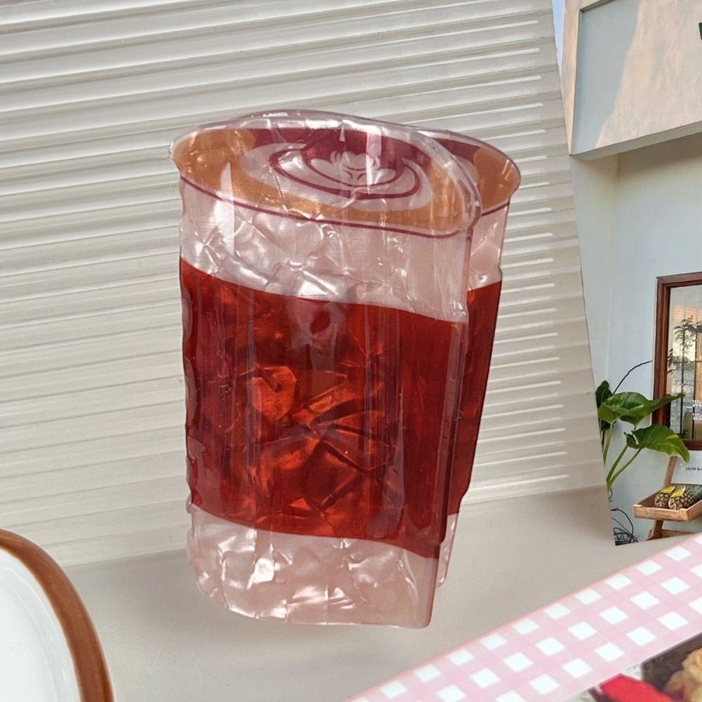 Sweet Creative Crab Clip Coffee Cup Delicious Food Claw Clip Headdress Croissant Shark Clip Girls