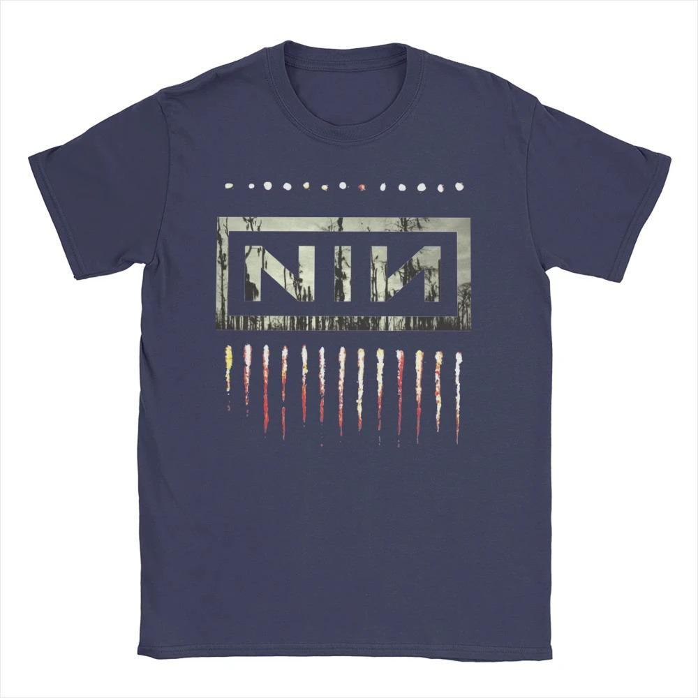 Nine Inch Nails NIN Rock Band Casual Tshirt Luxury Brand for Men and Women Top