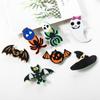 Skull Bat Hairpin Bat Skull Duckbill Clip Funny Halloween Ghost Hair Clip  Party