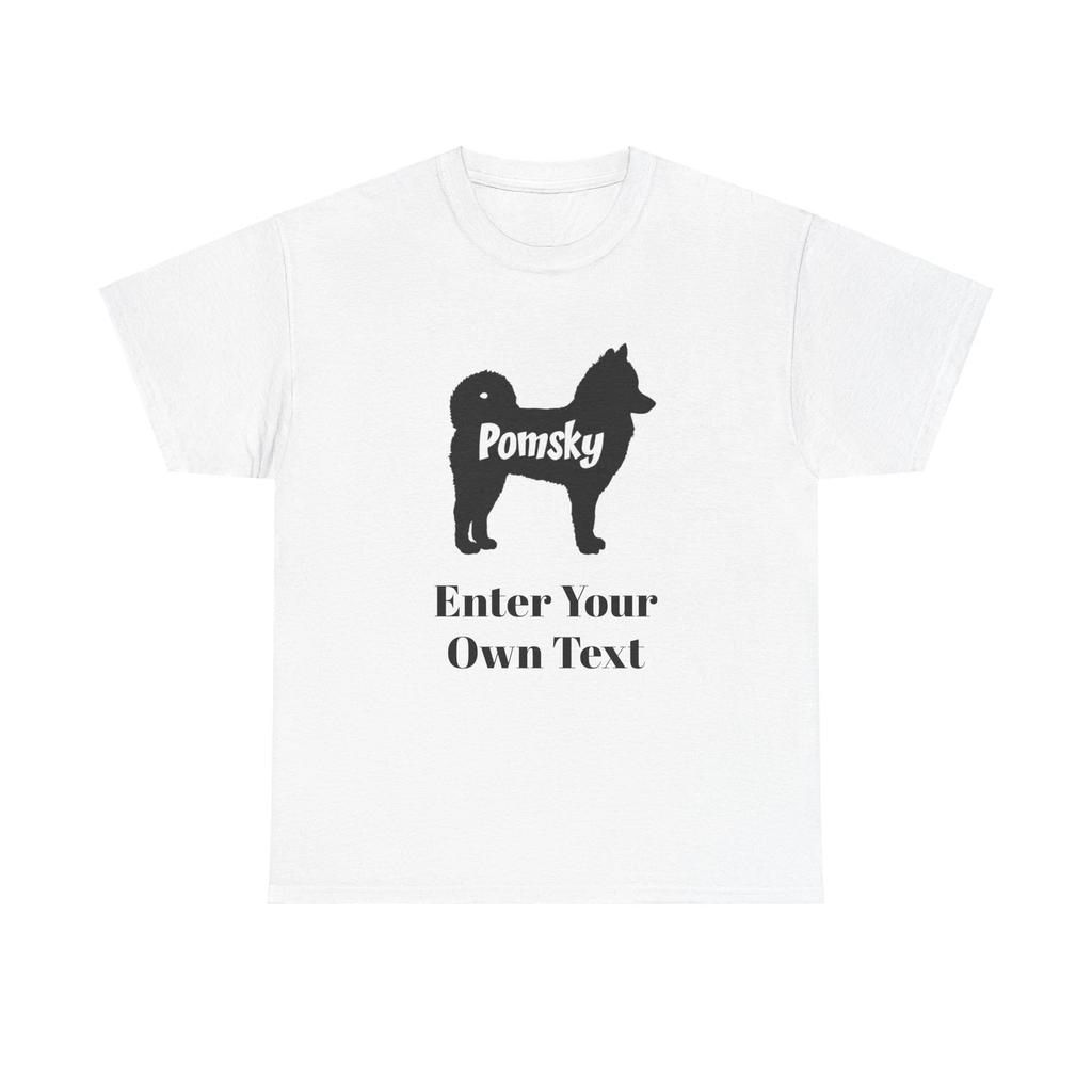 Custom Personalized Pomsky Shirt Dog Lover Gift Unique Pet T-Shirt Breed Tee