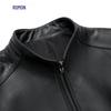 Мужская кожаная куртка Luo Meng, первый слой, натуральная овчина, в стиле business casual