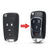 KEYYOU Modified For Chevrolet Cruze Buick VAUXHALL OPEL Insignia Astra H J Zafira B C J 2 Flip Remote Key Shell With Cutting
