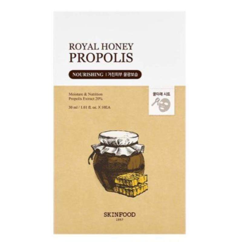 Skin Food Royal Honey Propolis Enrich Mask Sheet 10 листов
