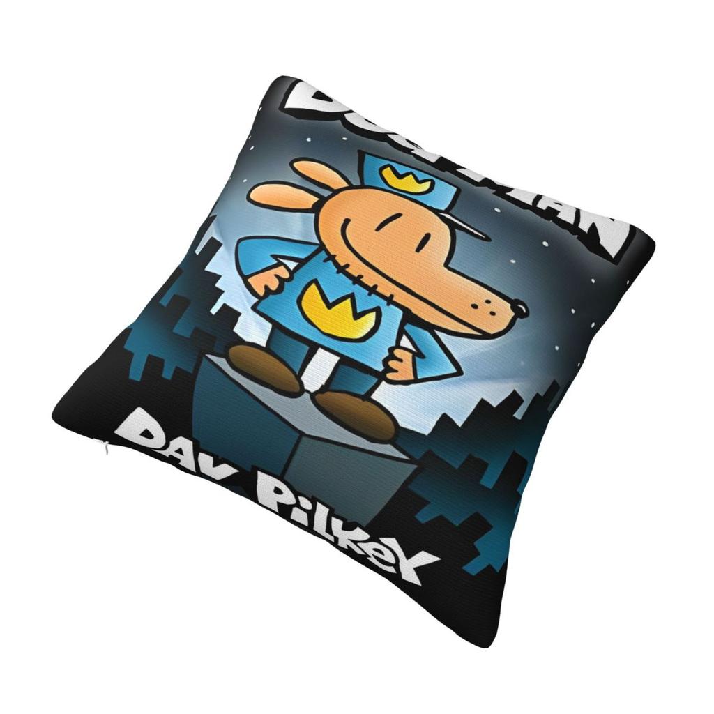 Home Decorations Dog Man Pillowcases Stuff Pillow Cover Square Multiple Sizes
