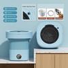 1 Set Foldable Mini Washing Machine Low Noise Energy-saving Compact Size Underwear Socks Clothes Small Washer Bathroom Supplies