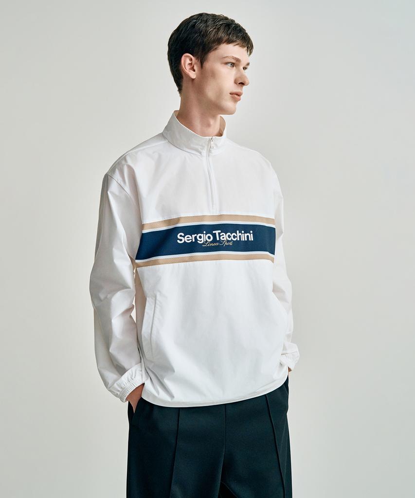 Плетеная куртка-анорак Sergio Tacchini U Damarind (белый)