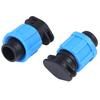 10Pcs 16Mm Drip Irrigation Tape End Plug Pipe Fitting Connectors Thread Lock