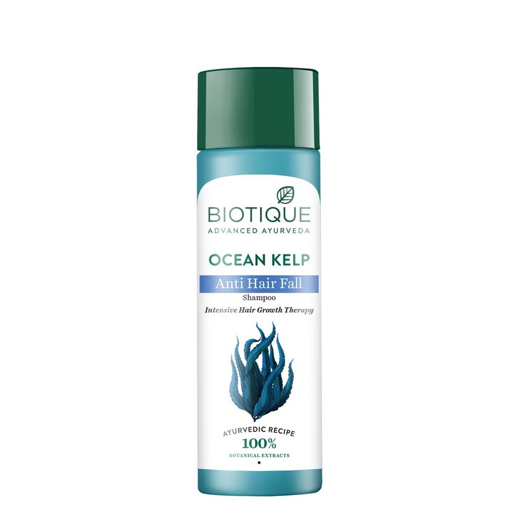 Biotique Bio Kelp Protein Шампунь для интенсивного роста волос от выпадения волос, 120 мл