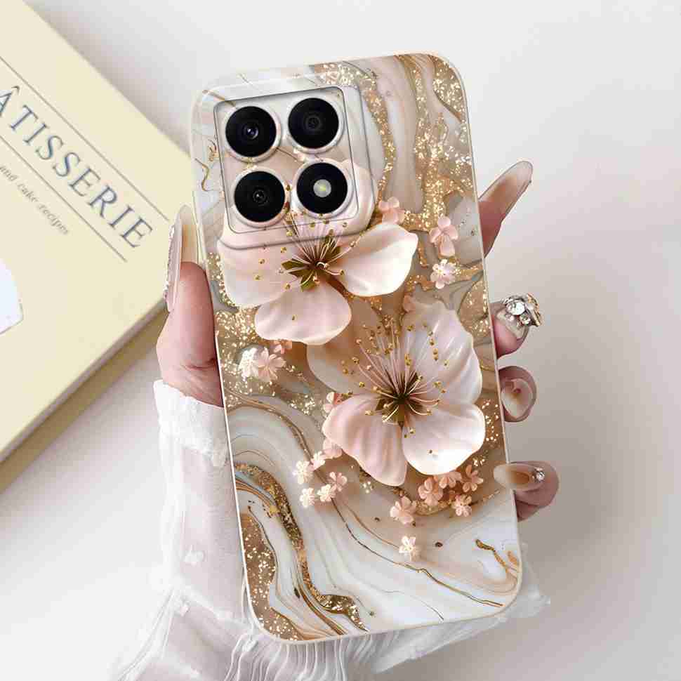 For Honor X8a 4G CRT-LX1 Case Cute Butterfly Luxury Flower Soft Silicone Cover For Huawei HonorX8a X8A CRT-LX2 6.7" Bumper Shell