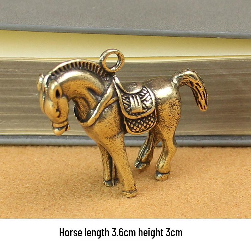 Year of the Rabbit 3D Zodiac Keychain Pendant - Dragon, Tiger, Snake, Horse Car Accessory