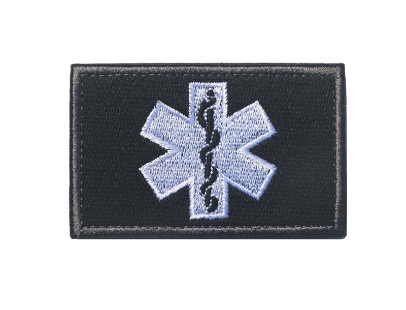 USA Star of Life EMT Paramedic Rescue Embroidered Velcro Arm Patch
