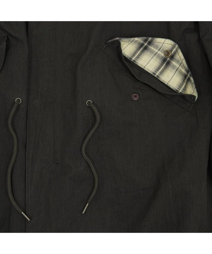 MEA Washed Fishtail Jacket [Dark Brown]
