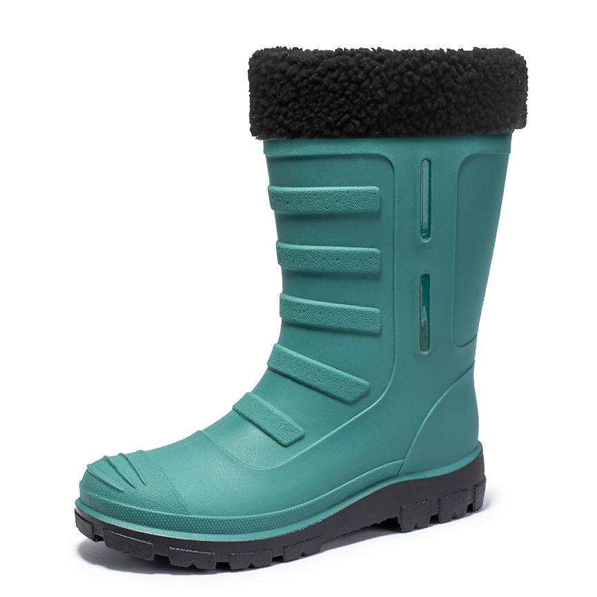 Сапоги для мужчин на открытом воздухе для пар, высокие дождевые туфли, водонепроницаемые галоши, сапоги для мужчин, рыбалки, работы в саду, резиновые сапоги для женщин и мужчин