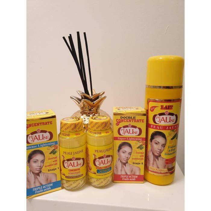 Gamme éclaircissant - Peau jaune - Acides fruits - 300 ml - 60 ml