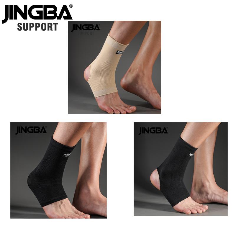 JINGBA SUPPORT 1 шт. Защитный фиксатор голеностопного сустава для активного отдыха Черный Нейлоновый компрессионный бандаж-фиксатор для голеностопа Защитник Прямая поставка