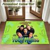Crystal Velvet Square Rug Custom NameBackstreet Boys Pattern Non Slip Home Floor Decor Rug