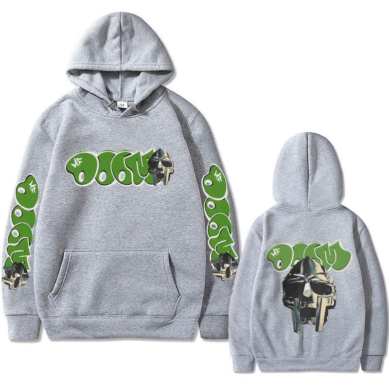 Хип-хоп Рэпер Mf Doom Madlib Madvillain Маска Арт Эстетика Повседневная Толстовка Винтажные Пуловеры Толстовка Одежда Свитшоты для Мужчин