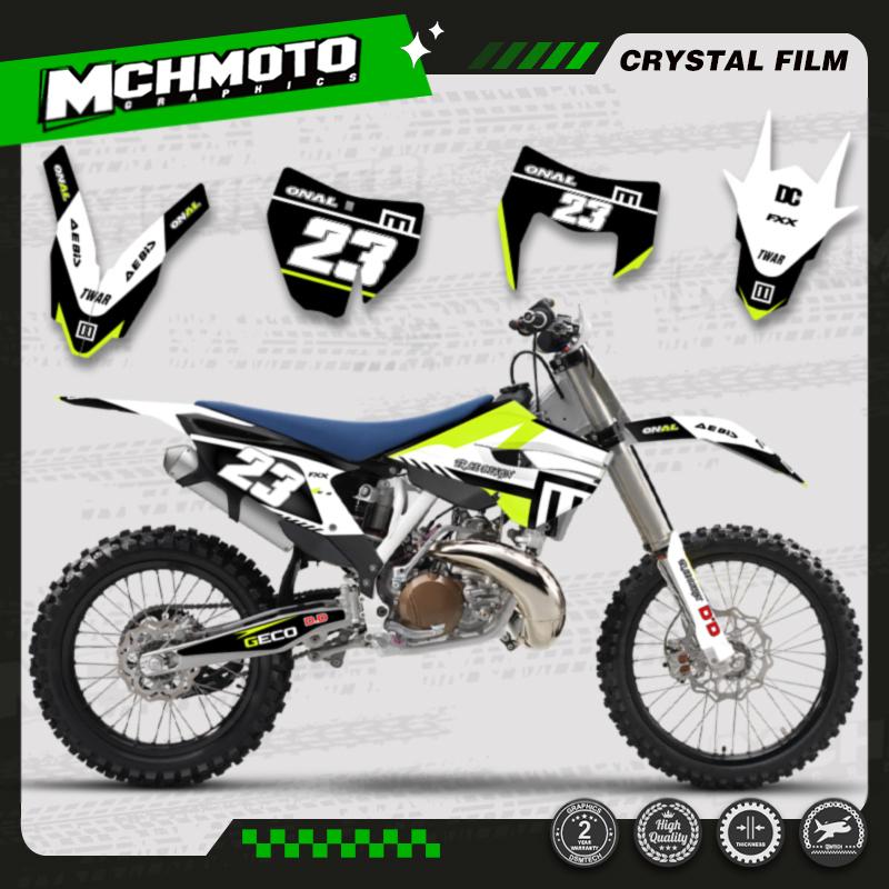 MCHMFG Motorcycle  Graphic Decal Sticker Kits for Husqvarna TE FE 125 250 350 450 TE250 2014 2015 2016 TC FC 2014 2015