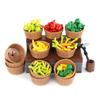 City Accessories Building Blocks Vegetable Food Fruit Carrot Apple Banana Model Blocks MOC Friends Figures Bricks Toys
