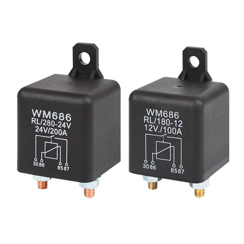 WM686 Автомобильный аксессуар Высокий ток 12В 24В Автомобильное реле 200А 100А Пусковое реле