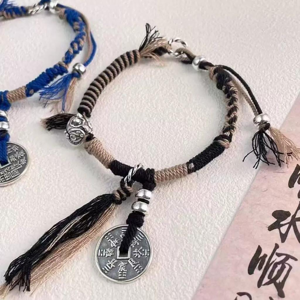 Lion Chinese Southern Coin Knit Bracelets Decorations Jewelry Fashion Gifts