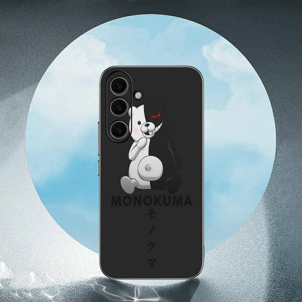 Kumamon Danganronpa Monokuma Роскошный Черный Чехол Для Телефона Для Samsung Galaxy S23 S24 S25 Ultra S22 Plus S21