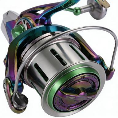 FuLaiYing Long-range Casting Spinning Fishing Reel 4.7:1 Gear Ratio 25kg Drag 19+1 Bearings Metal Body Left Hand Use