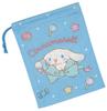 Skater Lunch Made in Sanrio Cinnamoroll Big Kids' Box/Cup Bag, Japan, Ribbon, Girls' KB63-A