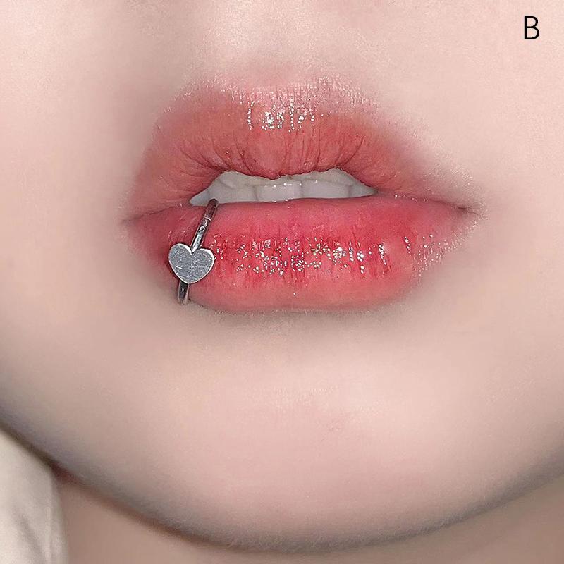 Кольцо для пирсинга губ из титановой стали для женщин Love Cross