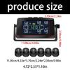 Беспроводная система контроля давления в шинах (TPMS) для 6 шин, максимальное давление 8 бар, обнаружение утечек, ЖК-экран, внешний монитор давления в шинах, устройство из АБС-пластика для автодомов