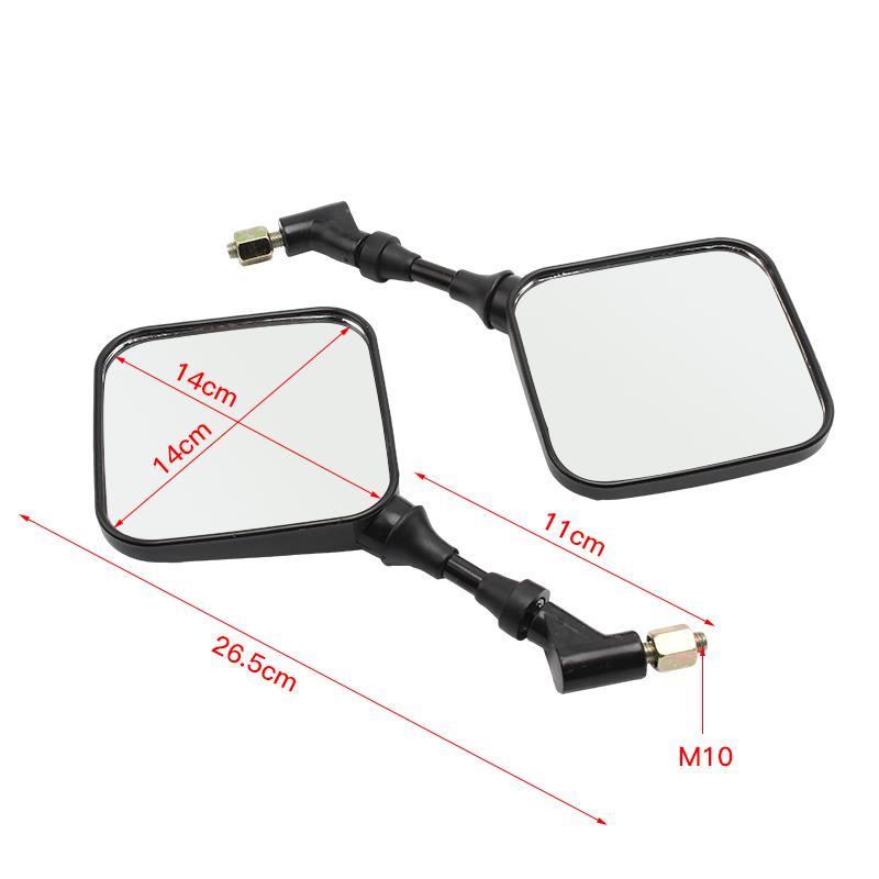 For Suzuki DR 650 350 200 250 DRZ400 Accessories Motorcycle Rearview Mirror 2Pcs 8mm 10mm Moped Scooter Dirt Pit Bike Supermotor