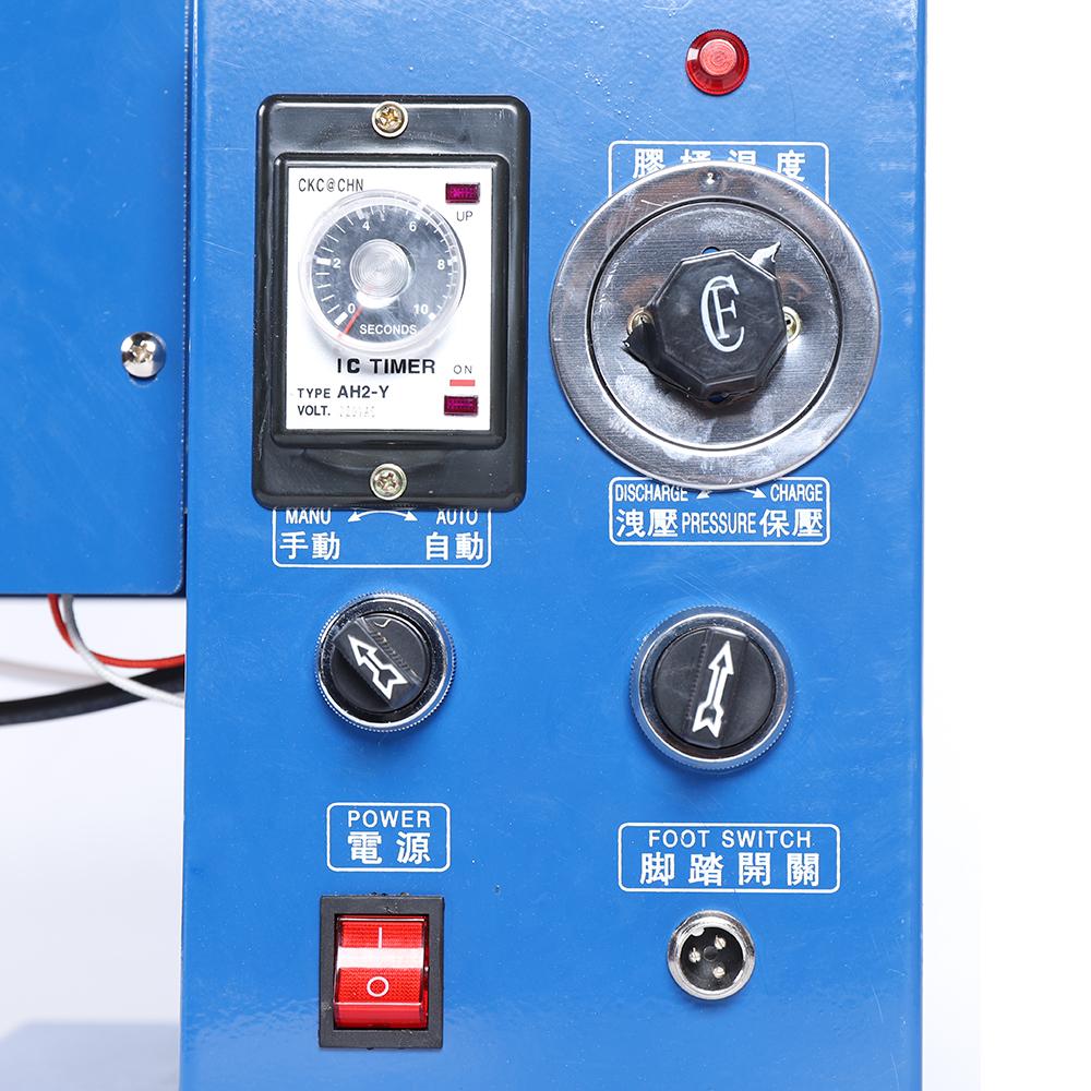 Машина для склеивания горячим клеем 0-300°C, дозатор клея, синий инструмент для склеивания игрушек X001 900 Вт 110 В