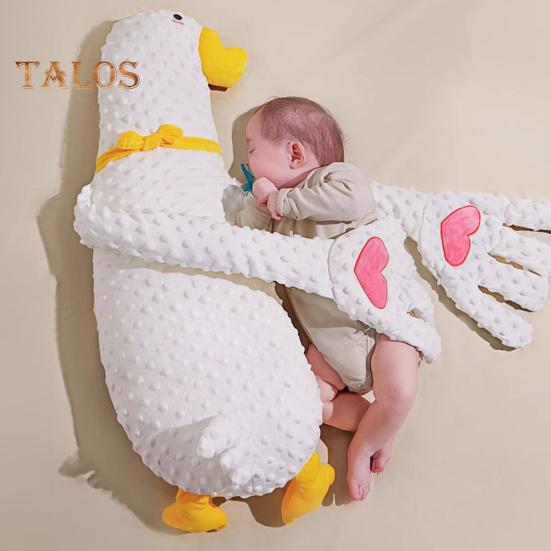 Подушка для младенцев с пультом дистанционного управления и функцией подогрева в форме гуся, помощь ребенку во сне, успокаивает эмоции, снимает беспокойство, поддерживает руки, успокаивает ребенка