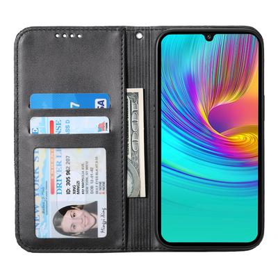 Чехол для Samsung Galaxy A16 5G/A16 4G из искусственной кожи с текстурой теленка и кошельком
