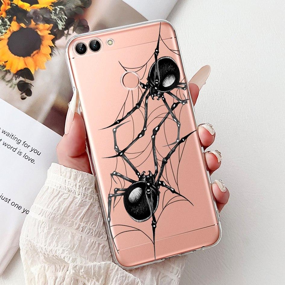 For Huawei P Smart 2018 Case Popular Butterfly Soft Silicone TPU Phone Back Cover For Huawei PSmart FIG-LX1 FIG-LX2 FIG-LX3 Case