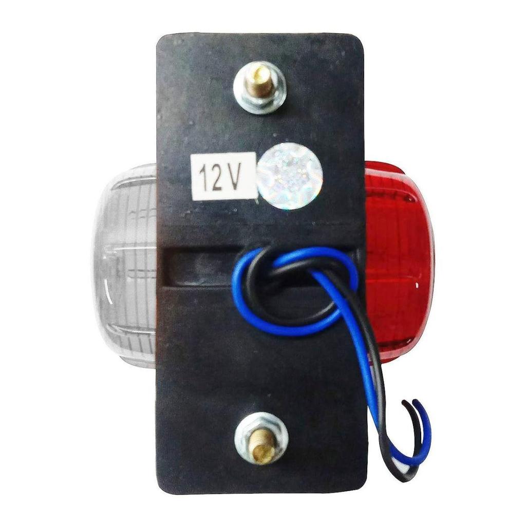 Outline teardrop marker lights Set Suitable Case IH Industrial International 3200 32 84 85 95 74 4200 Utility Series - Clear/Red