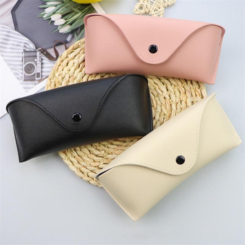 Fashion Leather Soft Sunglasses Case For Men Women Luxury Designer Glasses Box Bag Hard Protector Eyeglasses Accessories