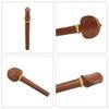 4Pcs Wood Cello Pegs Tuners Set Mahogany Cello Pegs Cello Part Tuning Pegs