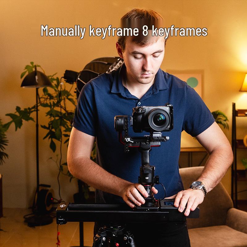 8iFootage Mark Shark Nano Gen 2 Electric Slider with DJI Stabilizer & Face Tracking