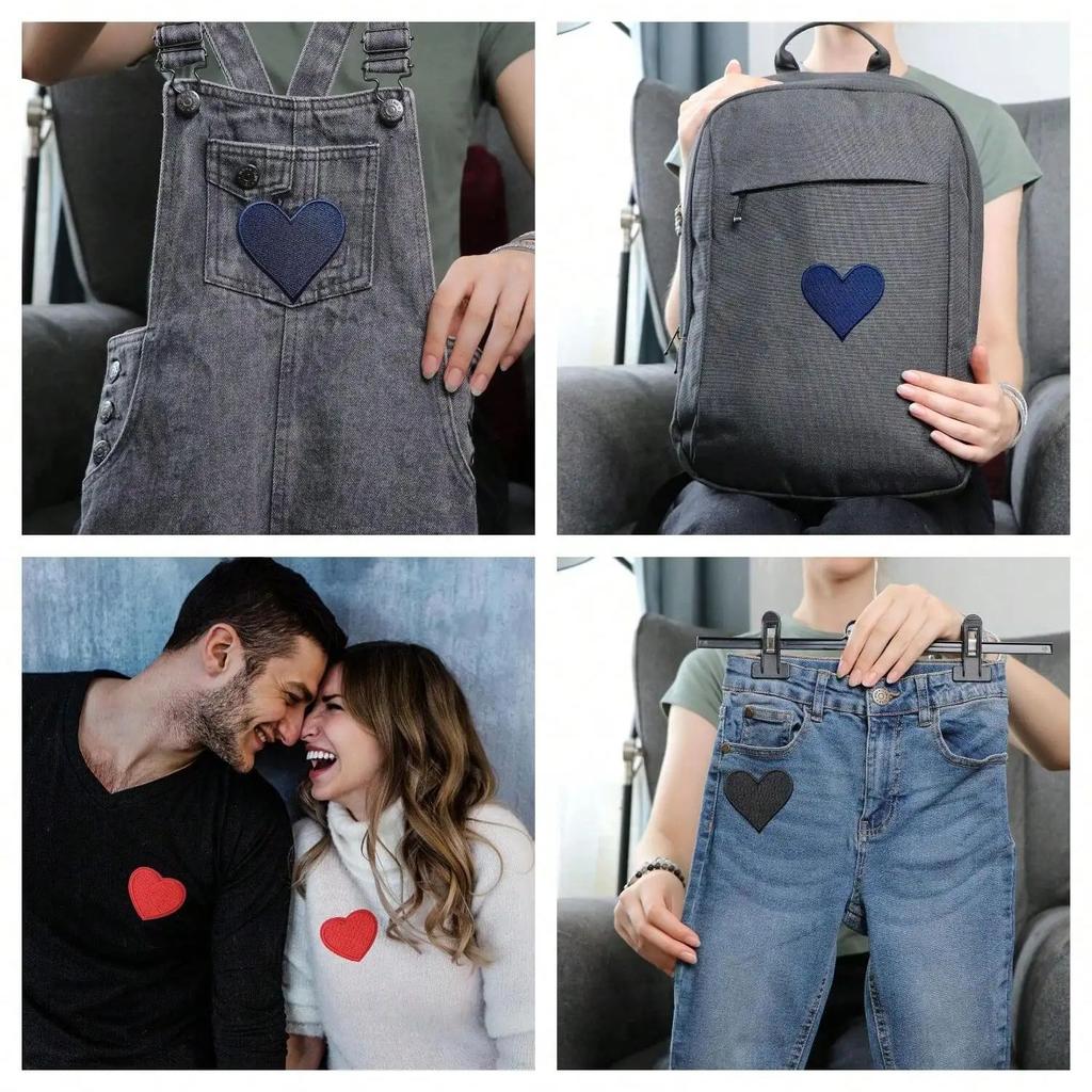 1 шт. Нашивки-сердечки, милые вышитые аппликации, пришивные/приклеиваемые утюгом нашивки для одежды, курток, шляп, рюкзаков, джинсов.