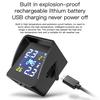 Car Tyre Pressure Alarm Monitor System TPMS 2 External Sensors LCD Display Temperature Warning Wireless Solar Motorcycle Parts