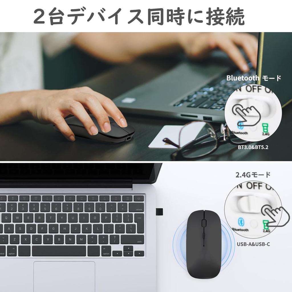 Мышь Bluetooth перезаряжаемая беспроводная мышь тихая перезаряжаемая тонкая маленькая беспроводная мышь режим 3DPI высокая точность портативная совместимая с TELEC