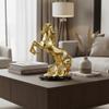Handicraft Horse Statue Modern Animal Sculpture Desktop Ornament Horse Ornament  Office